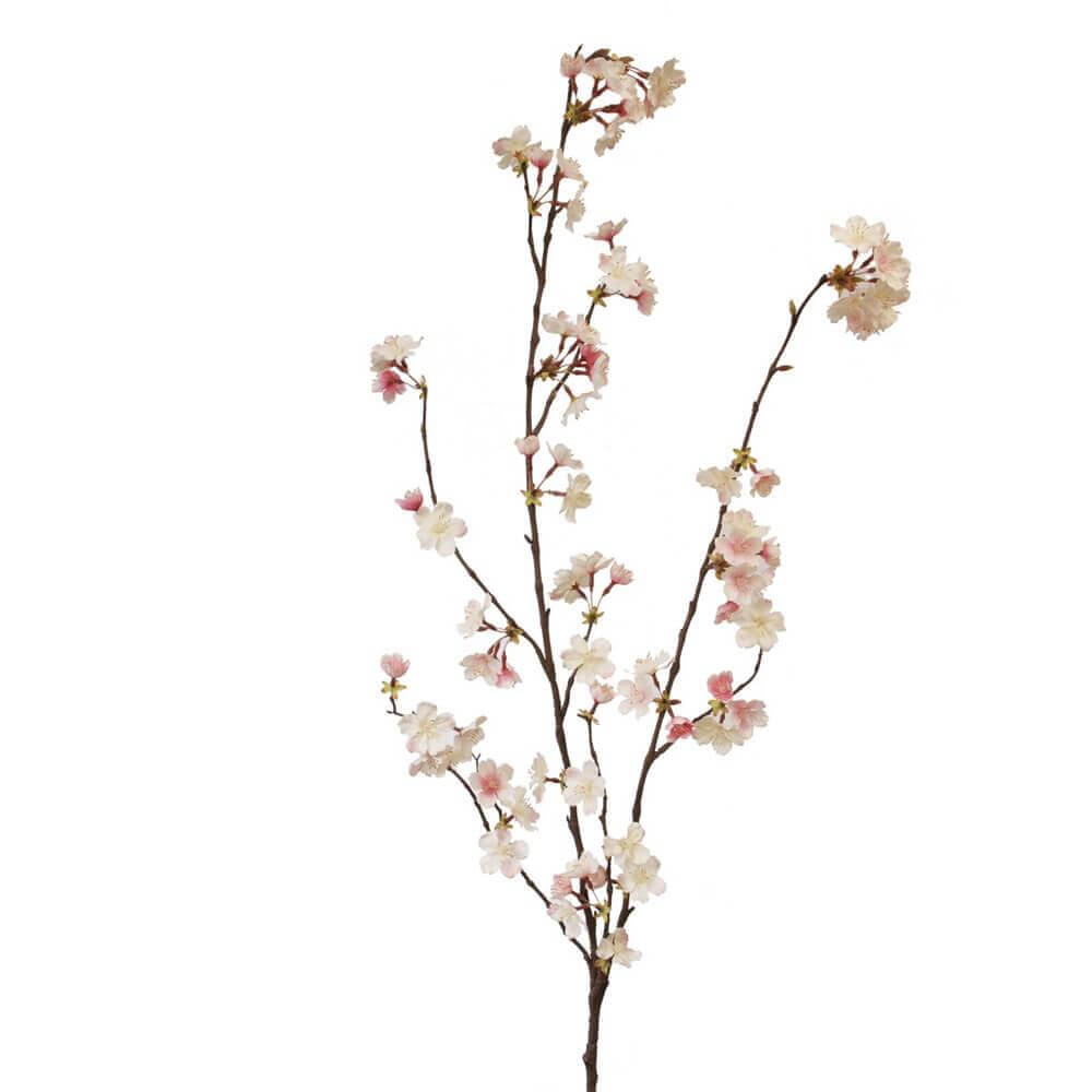 Floralsilk Faux Pink Cherry Blossom Spray 127cm